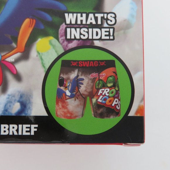 (#N) SWAG Kellogg's Retro Froot Loops Boxer Brief Underwear Red Men’s - Picture 3 of 9